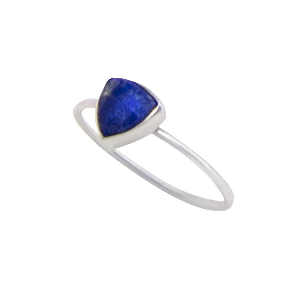 Blue Sapphire Ring Sterling Silver 925 / Diamond Accents / Lab-Created |  eBay